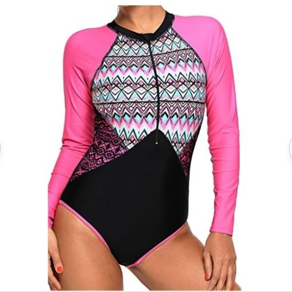 NEW Yoshini Swimsuit Surf Maya Rashguard Small - Picture 1 of 9